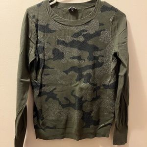 Sparkly Camouflage Sweater